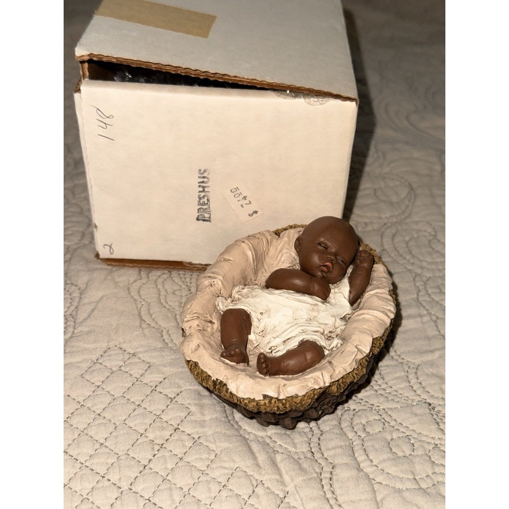 Martha Holcombe All God's Children Preshus Figurine Baby Nativity Scene
